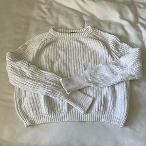American Apparel White Knit Sweater